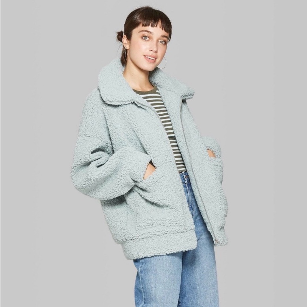 Women's Cozy Teddy Sherpa Jacket - Picture 1 of 3